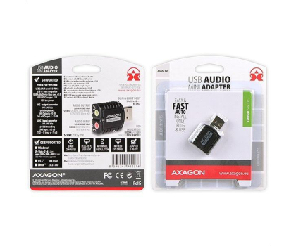 Karta dźwiękowa Axagon ADA-10 Mini Zewnętrzna (USB)